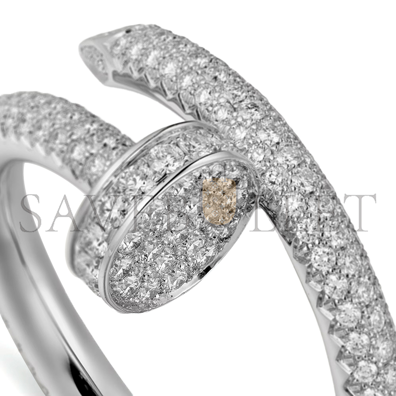 CARTIER JUSTE UN CLOU RING, CLASSIC MODEL, PAVED N4748700
